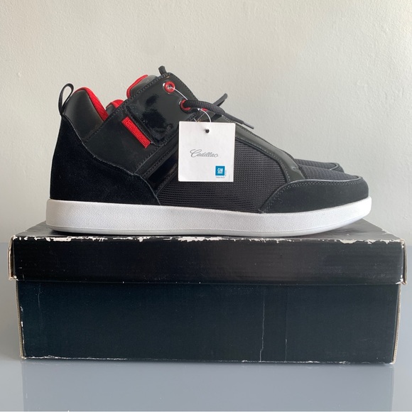 Cadillac mens rant black/red casual shoes size 13 - Picture 1 of 9